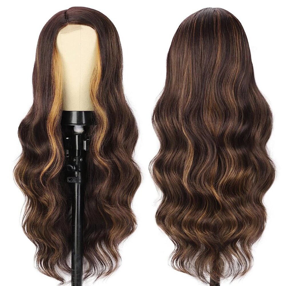 Ombre Dark Brown Wig